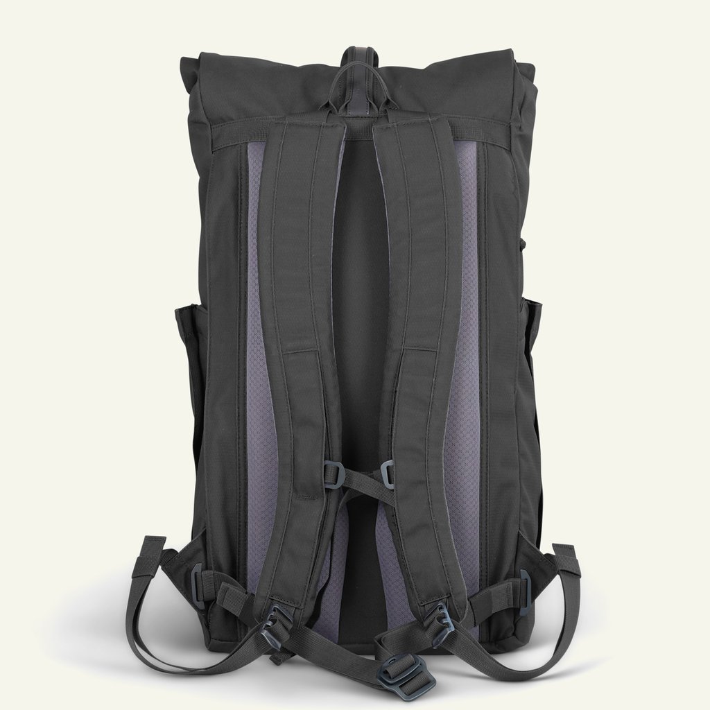 Millican Smith The Roll Pack 25L Comfy straps, some air channels on the back.