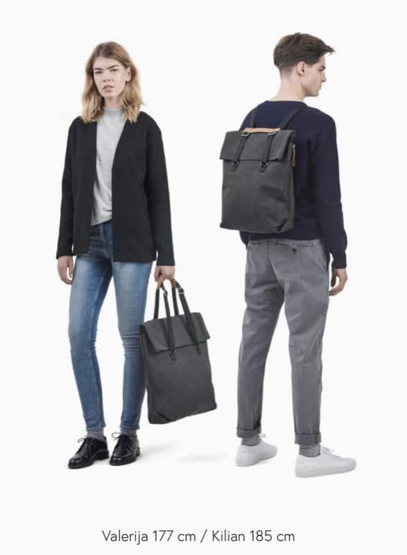 Qwstion Day Tote Backpack Modern, stylish, creative aesthetic.