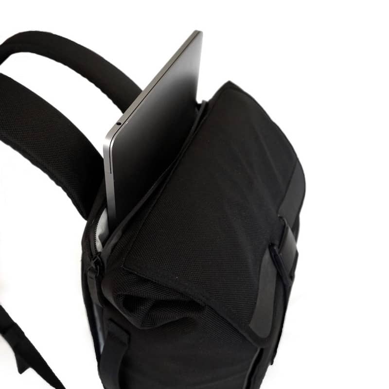 Dayfarer Backpack Solid tech organization with both internal and external access to pockets.