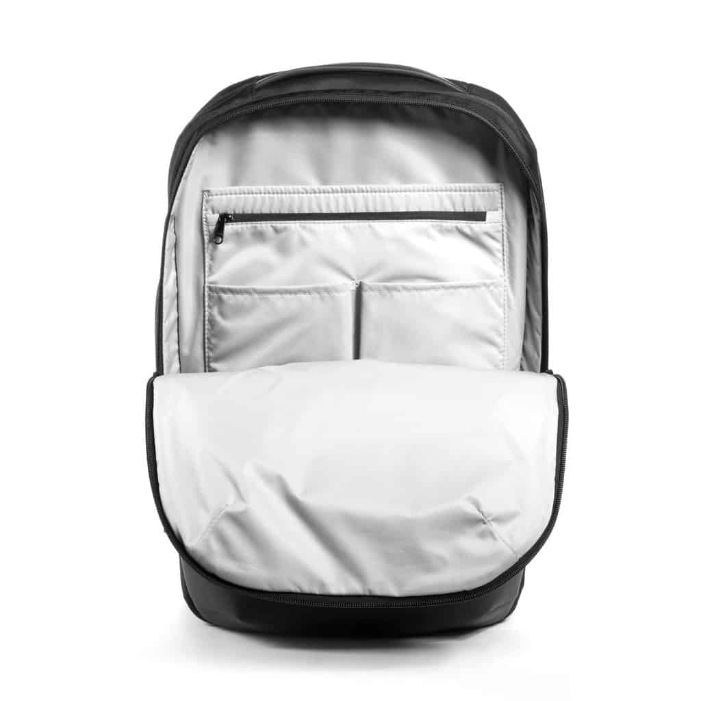 OpposeThis Invisible Carry-On Backpack Solid organization in this bag, from the laptop compartment to the quick access pocket, org admin panel and more.