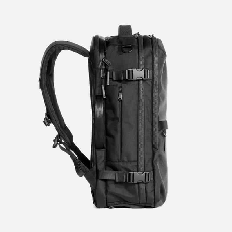 Aer Travel Pack 2.0 Pretty straight-forward, sleek looks and really solid materials.
