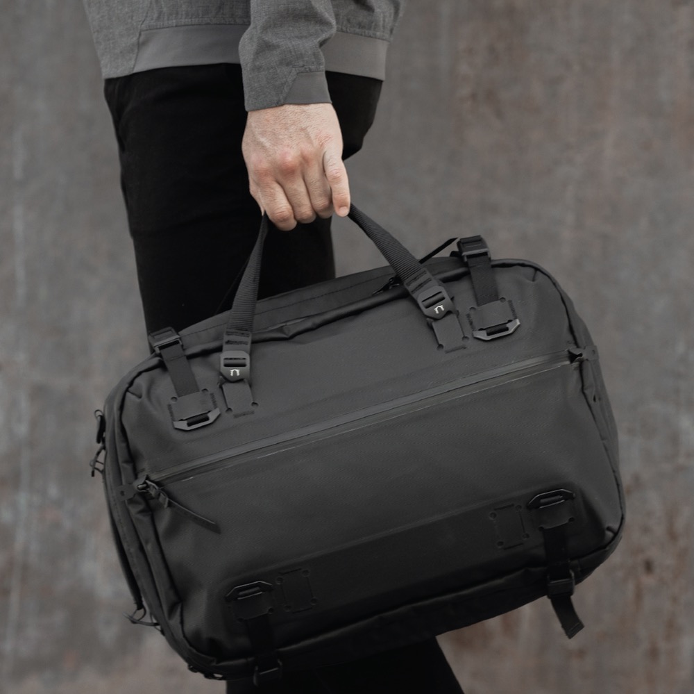 Black Ember Forge Converts between: backpack, briefcase, messenger.