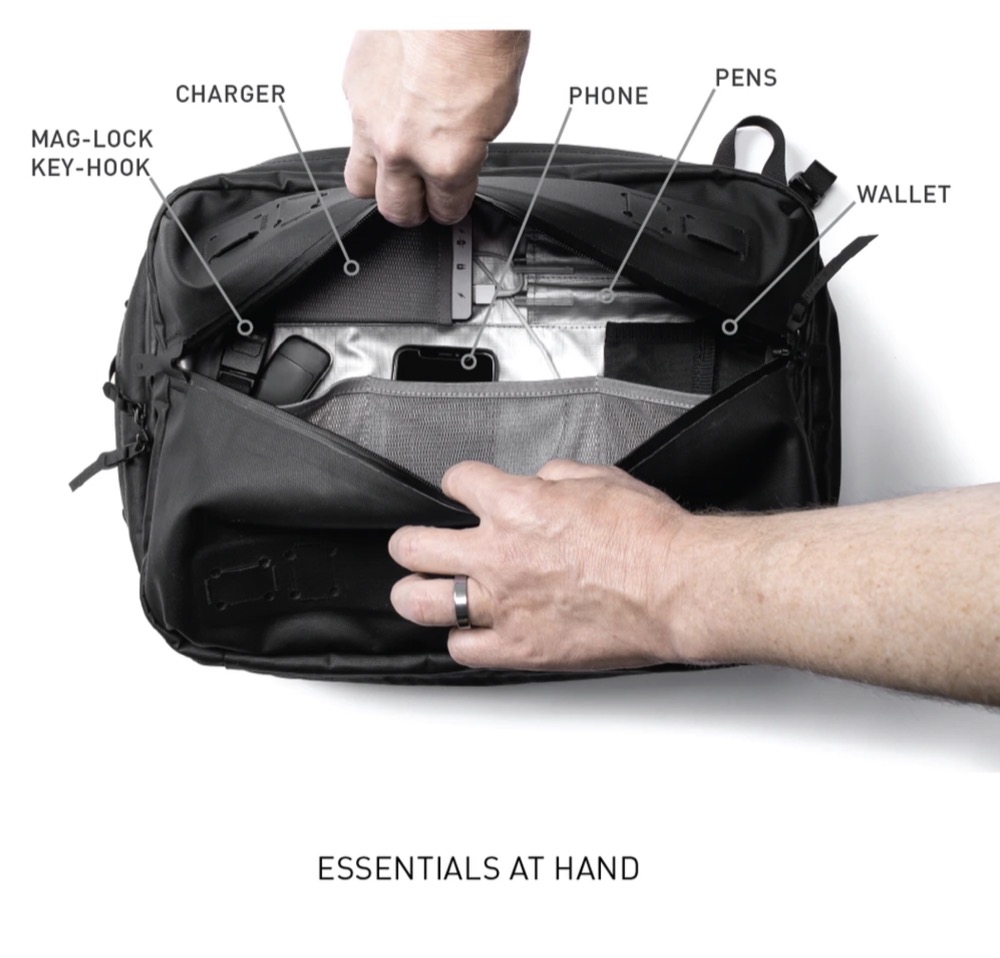 Black Ember Forge Easy-ish front access pocket.