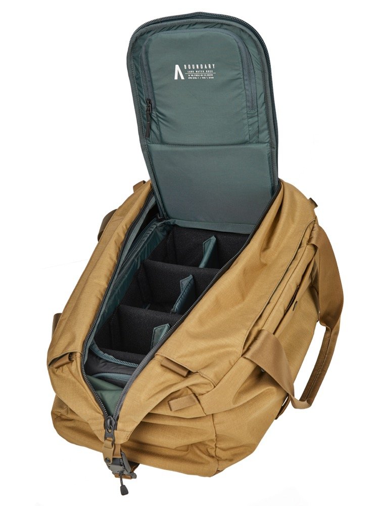 Boundary Supply Aegis Duffel Pack Can work with their camera cubes.