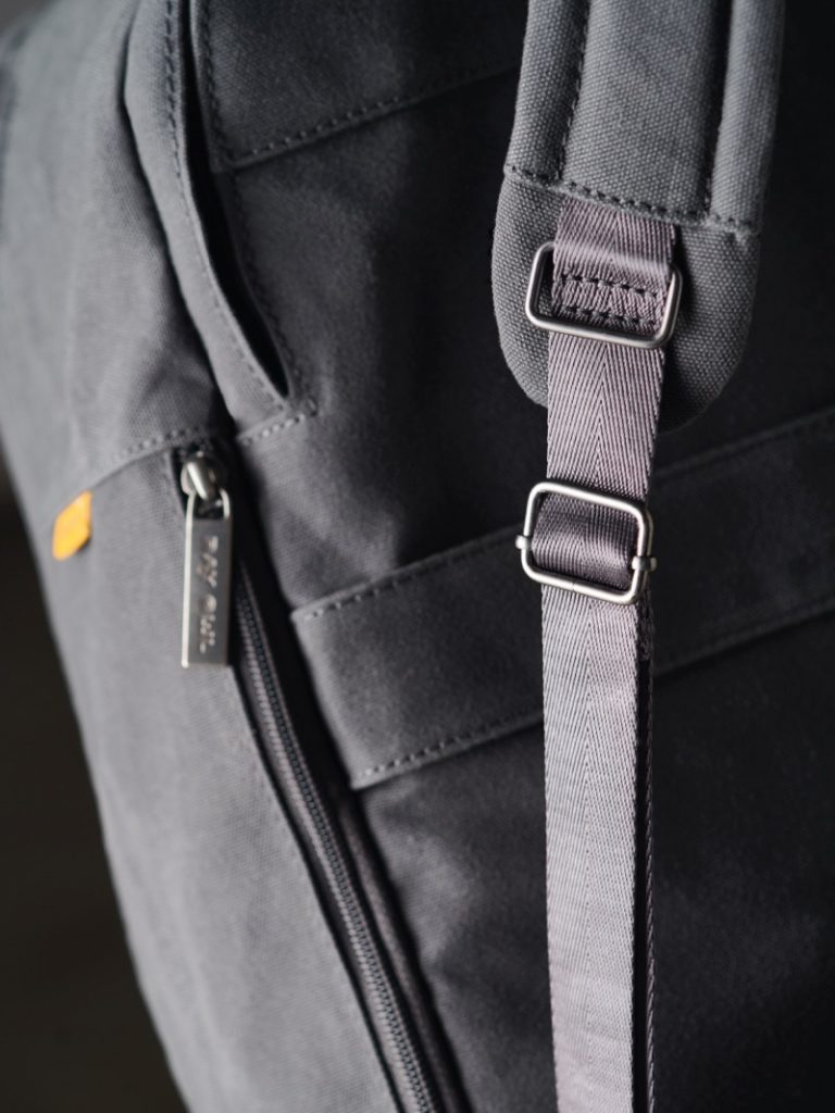 Day Owl Backpack Small quick access side pocket.