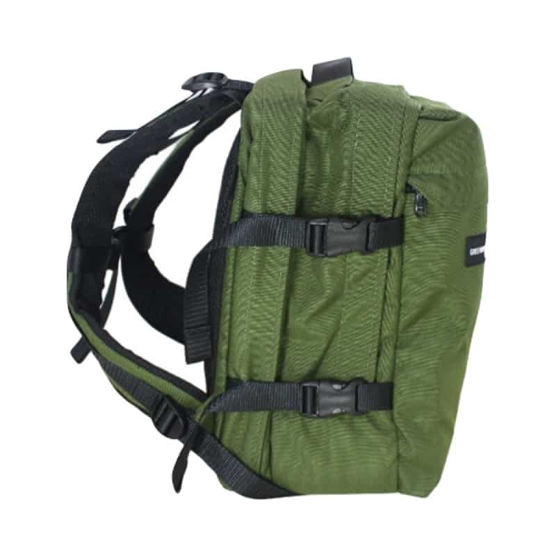 Greenroom136 Rainmaker Backpack Kind of a solid, standard, utilitarian aesthetic. Built really well with solid, classic materials.