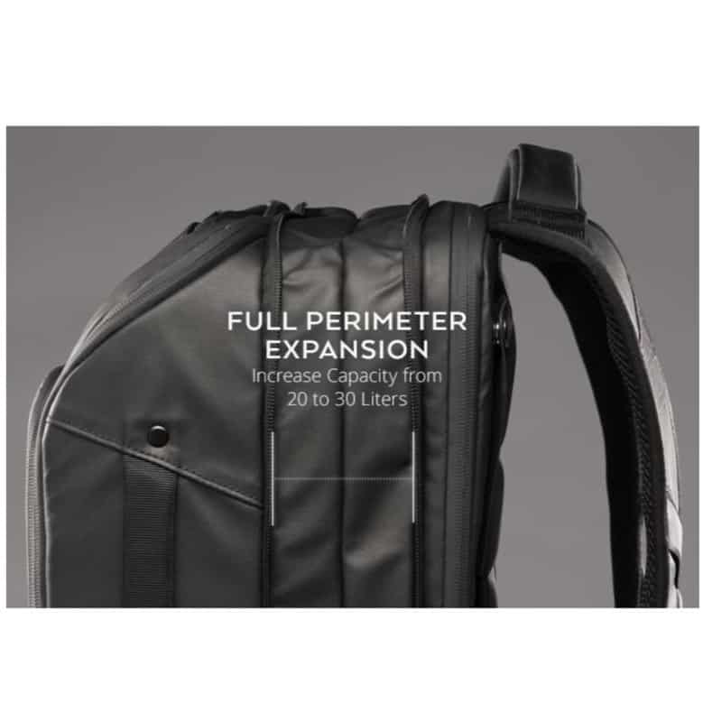 Nomatic Travel Pack & Backpack The Travel Pack expands capacity.