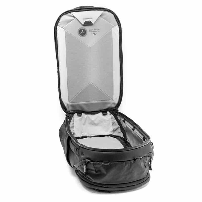Peak Design Travel Bag Tons of capacity in this 35-45L bag (that also can compress to a 30L mode)