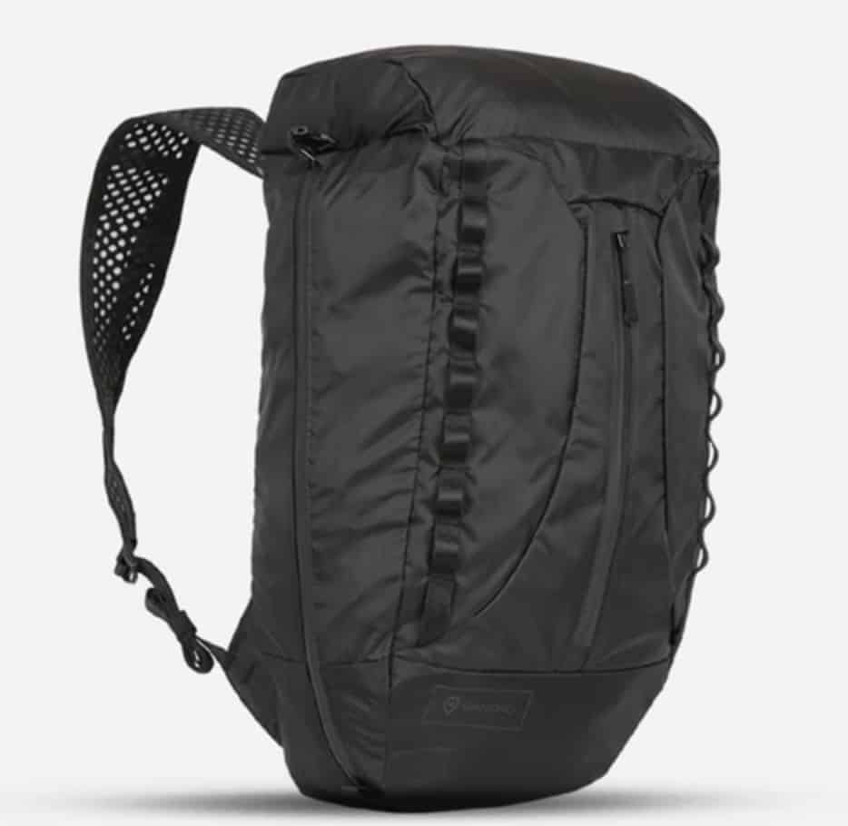 Wandrd Veer Packable Daypack Solid organization with front pocket, top pocket, main compartment with both top and side access.