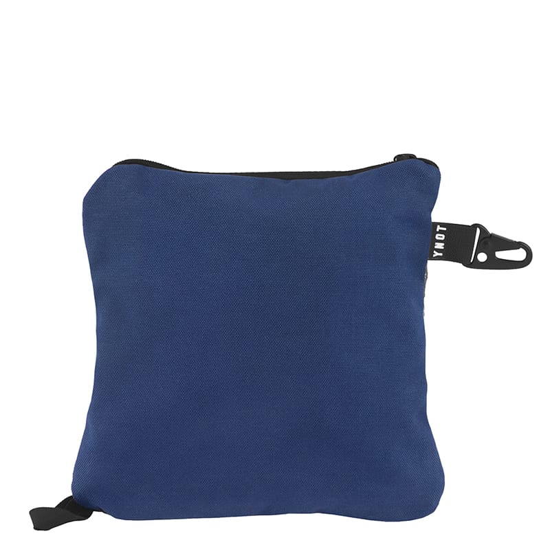 YNOT Deploy Packable Backpack Can fold up into its own pocket (though I typically just cram it into my travel bag)