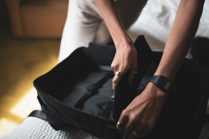 Gravel Travel 3-in-1 System Bento box organizer.
