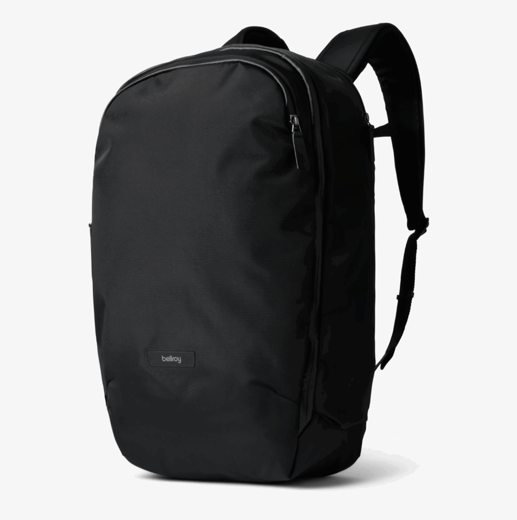 black backpack