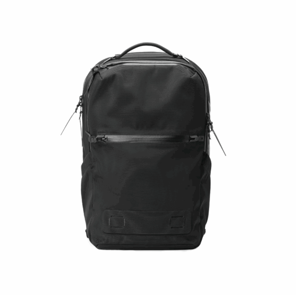 black backpack