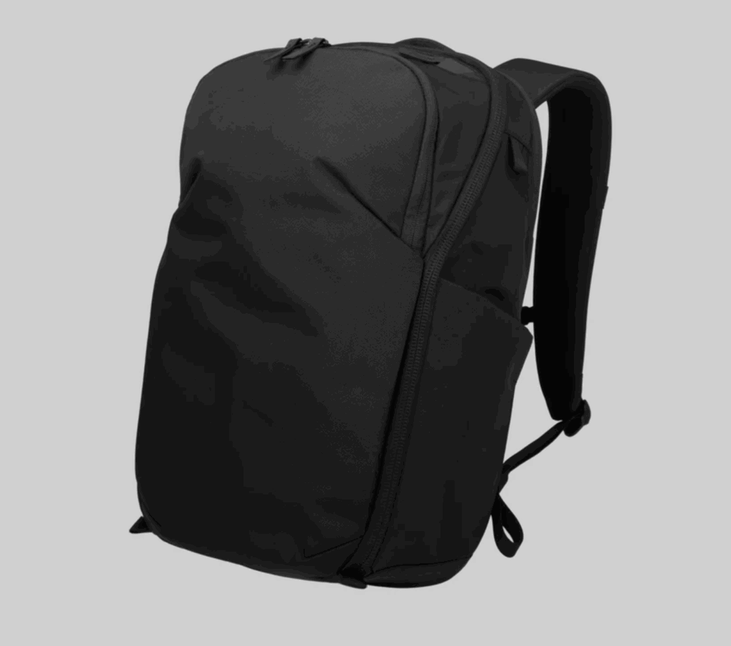 black backpack